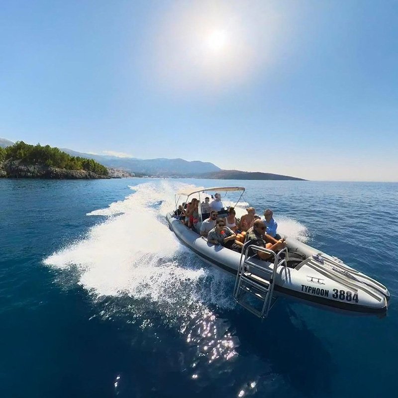 himara luxury speedboat albania