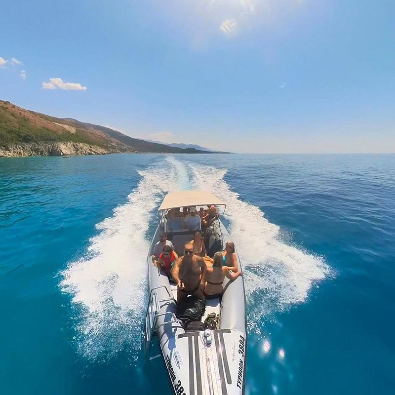 himara luxury speedboat albania